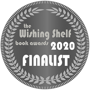 2020 Finalist in The Wishing Shelf Book Awards medal